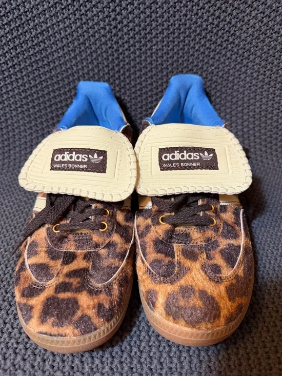 Adidas Wales Bonner Leopard Print Sneakers - Picture 1 of 10